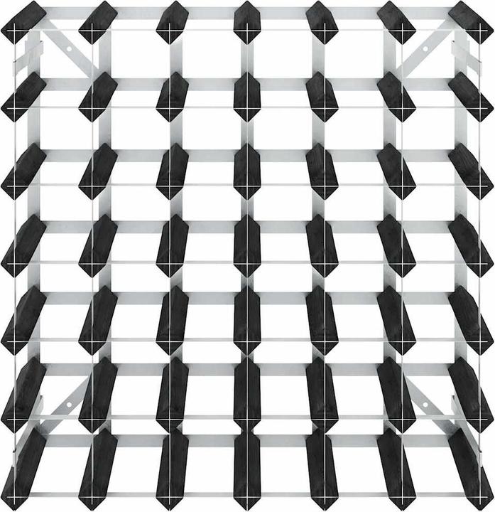 Produktbild vidaXL Weinregal (42 Flaschen, 22.50 x 61.50 x 61.50 cm)