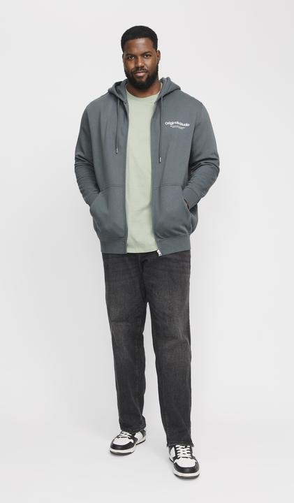 Actual product image Jack & Jones Jorvesterbro Sweat Zip Hood Noos Pls (7XL)