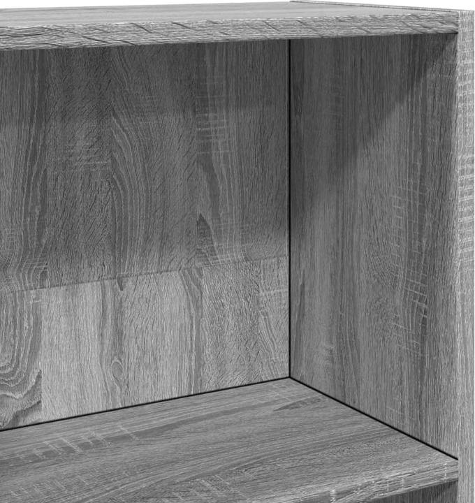 Image du produit vidaXL Bücherregal Regal Standregal Büroregal Aufbewahrungsregal Grau Sonoma (60 x 24 x 143 cm)
