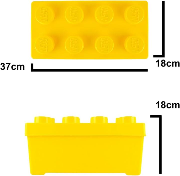 Produktbild LEGO Aufbewahrungsbox Mittel mit Deckel Stapelbar NEU Teile 2x