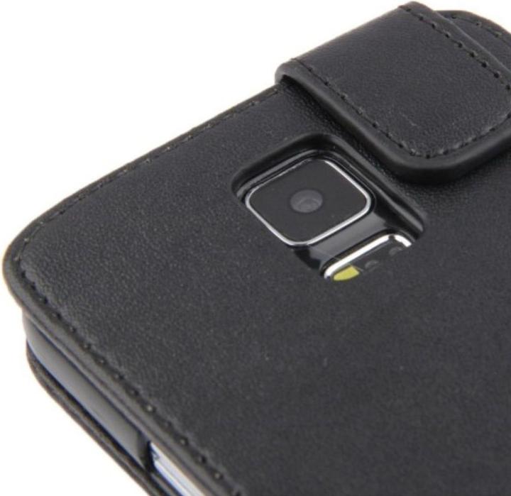 Actual product image König Design Mobile phone case (Flip) for Samsung Galaxy S5 mini (SM G800) black (Samsung Galaxy S5 Mini)