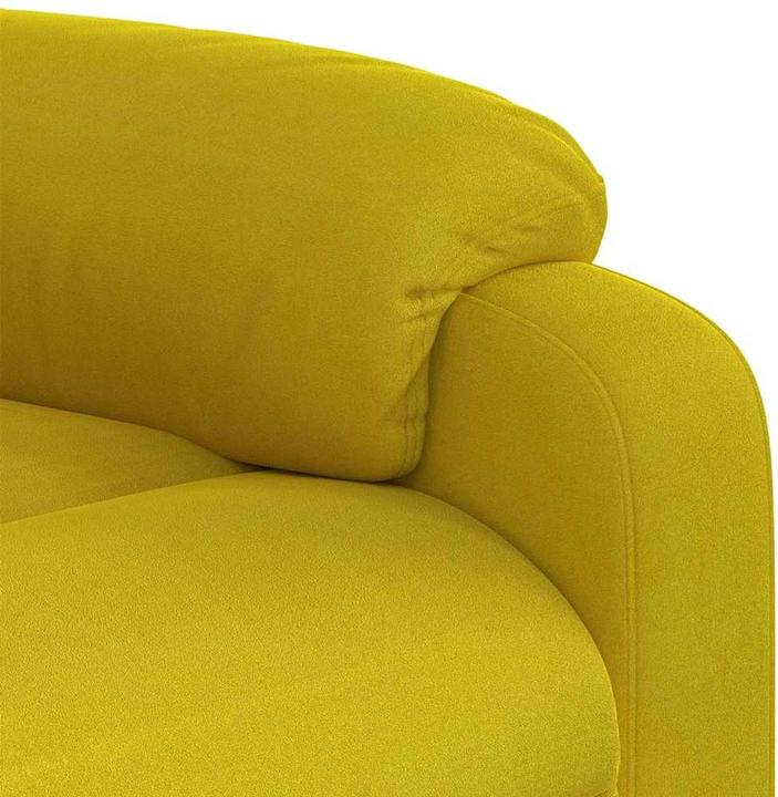 Immagine prodotto VidaXL Poltrona reclinabile Poltrona ausiliaria Stand-up Poltrona TV Poltrona reclinabile in velluto giallo