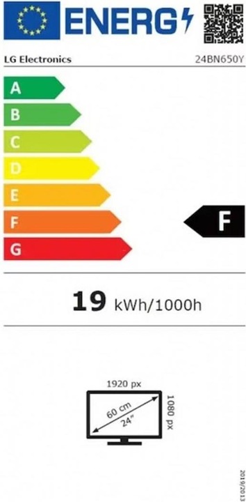 Energie-Label LG 24BN650Y-W (1920 x 1080 Pixel, 24")