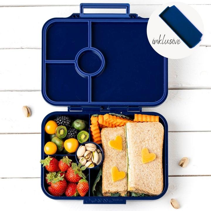 Produktbild Lekkabox Classic Lunchbox mit 4 Fächern & Trenner, cosmic