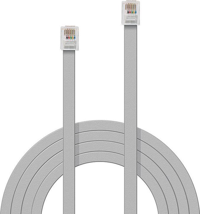 Actual product image Lindy RJ-12 cable male/male