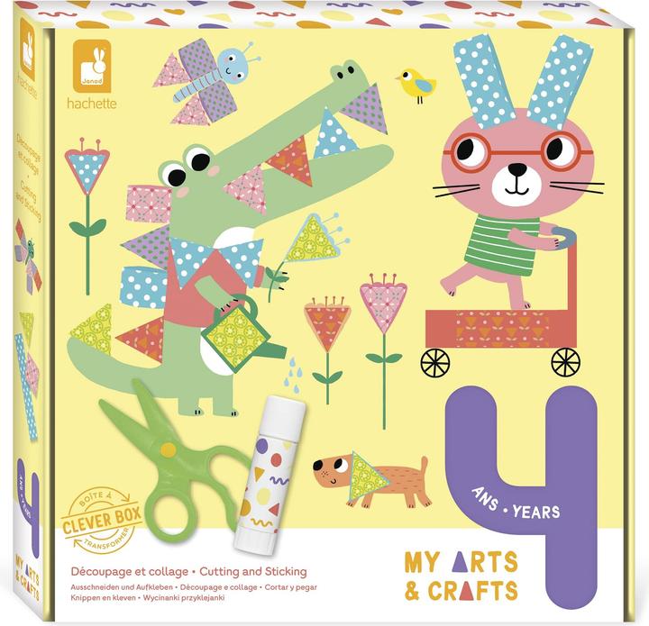 Janod My Arts & Crafts Wycinanki Przyklejanki