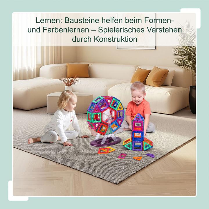 Produktbild Relaxdays Magnetbausteine Set für Kinder