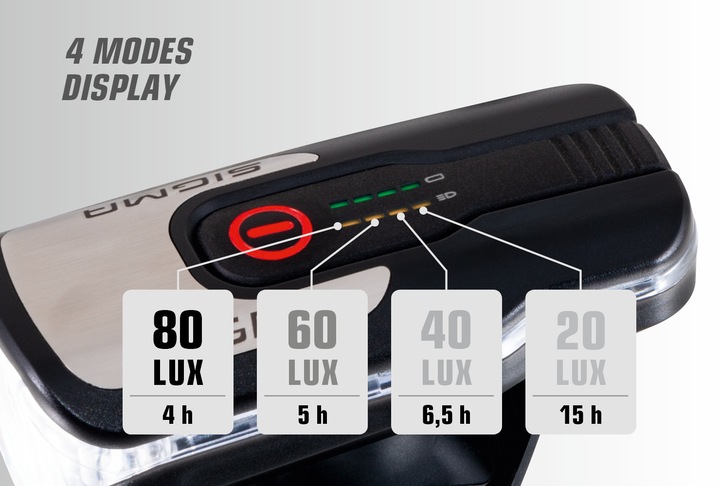 Productafbeelding Sigma Sport Aura 80 (80 lm, 80 lm)