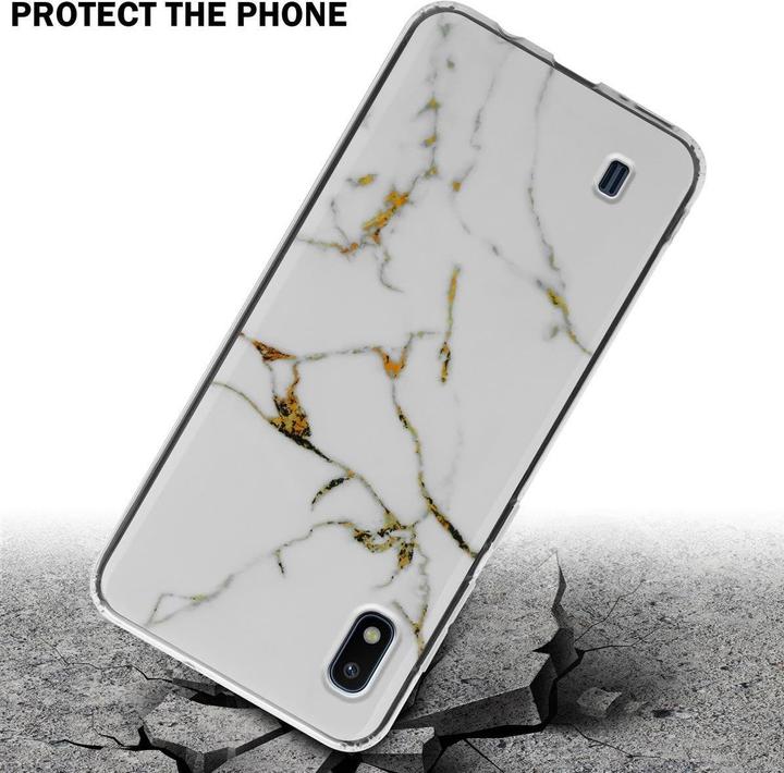 Image du produit Cadorabo Couverture IMD TPU Marbre coloré (Samsung Galaxy A10, HTC One M10)