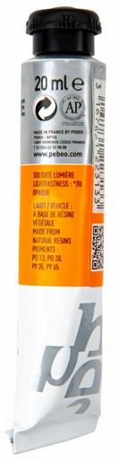 Actual product image Pebeo T7 Extra Fine Gouache (Orange bright, 20 ml)