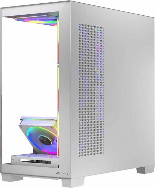 Produktbild Modecom Computergehäuse VOLCANO STELLAR ARGB MIDI 8F (ATX, mATX, Mini-ITX)