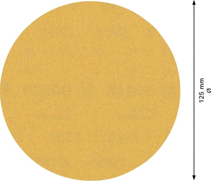 Image du produit Bosch Professional Zubehör Papier abrasif Expert C470 sans trous pour meuleuses d'angle et perceuses, 125 mm, G 180, 50 pcs. (180)