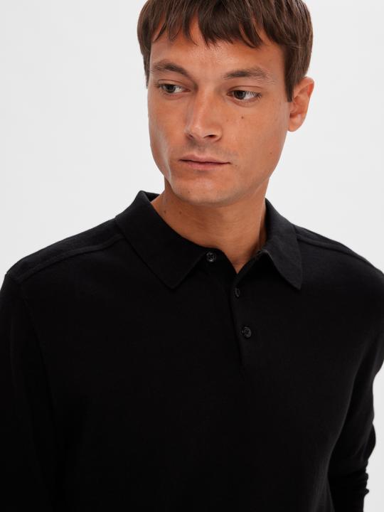 Produktbild Selected Langärmeliger Strick Polo shirt (L)