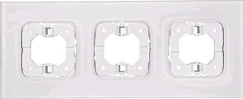 Produktbild EGB V251399 Glasrahmen 3fach weiss