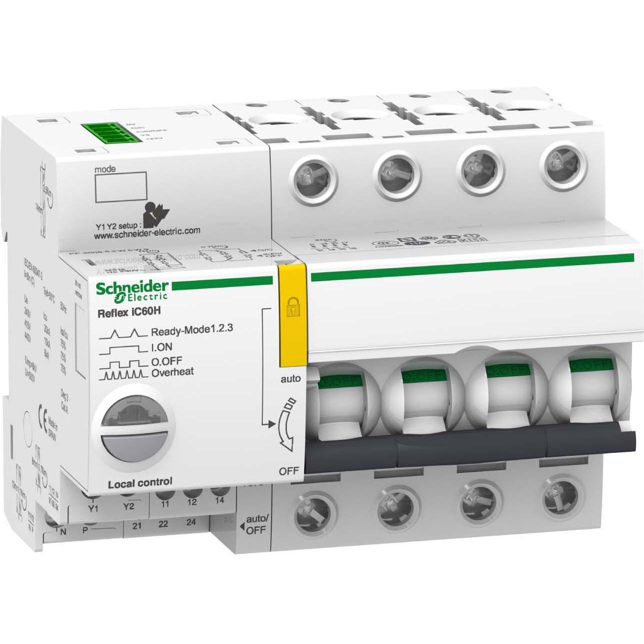 Thumbnail - Schneider Electric, Schutzschalter, ACTI 9 REFLEX IC60H TI24 16 A 4P CURVE B