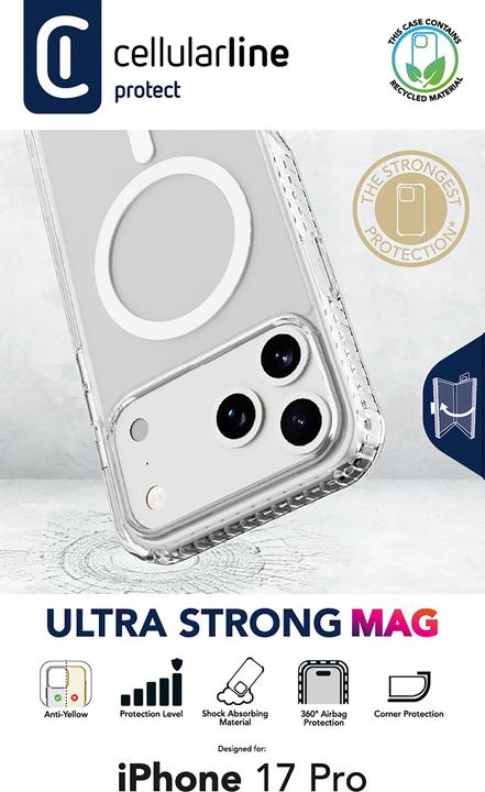 Produktbild Cellularline Ultra Strong MAG Case (Apple iPhone 17 Pro Max)