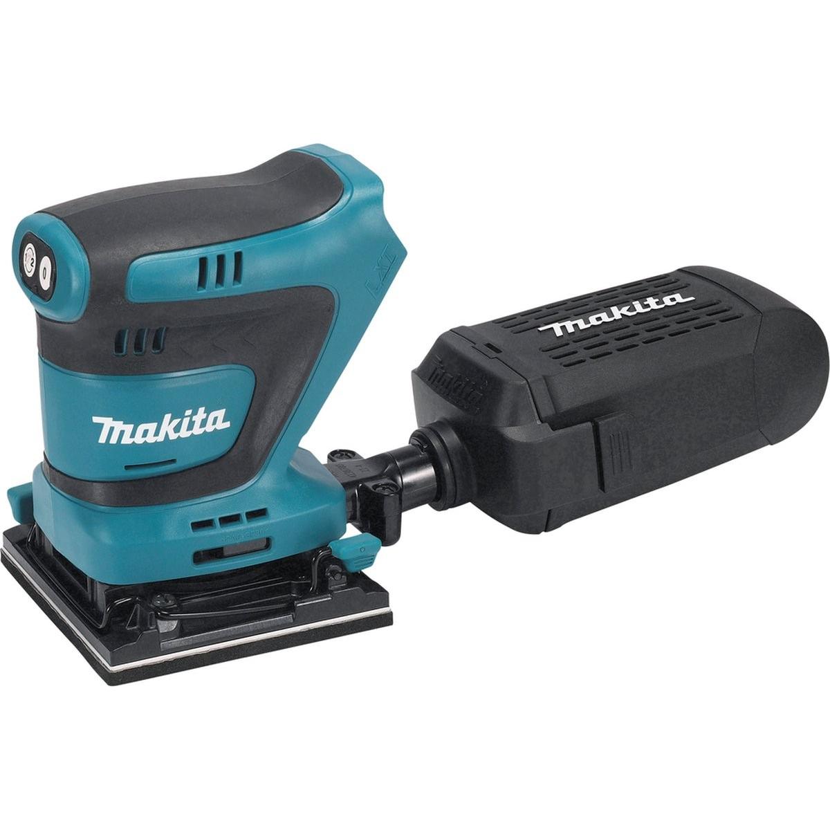 Makita Nero Rettificatrice + Lucidatrice, Dbo481z (Levigatrice Orbitale, 210 W)