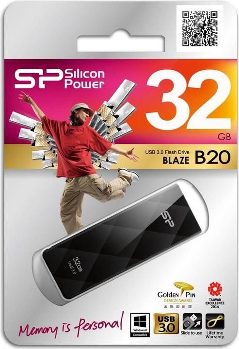 Image du produit Silicon Power Blaze B20 (32 Go, USB-A)