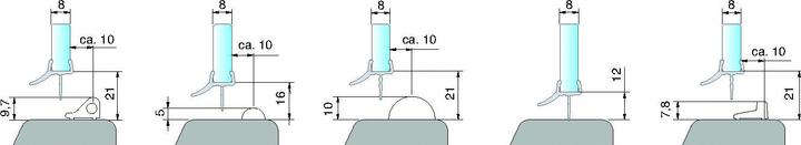 Actual product image Pauli+Sohn Shower door seals