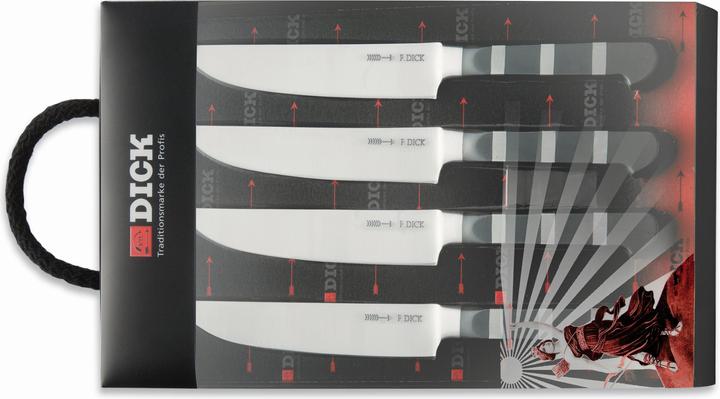 Produktbild F. Dick Steakmesser-Set 1905 (4-teilig, Klingenlänge 12 cm, Steakbesteck, Universalmesser, Fleischme (4 Stück, Messer)