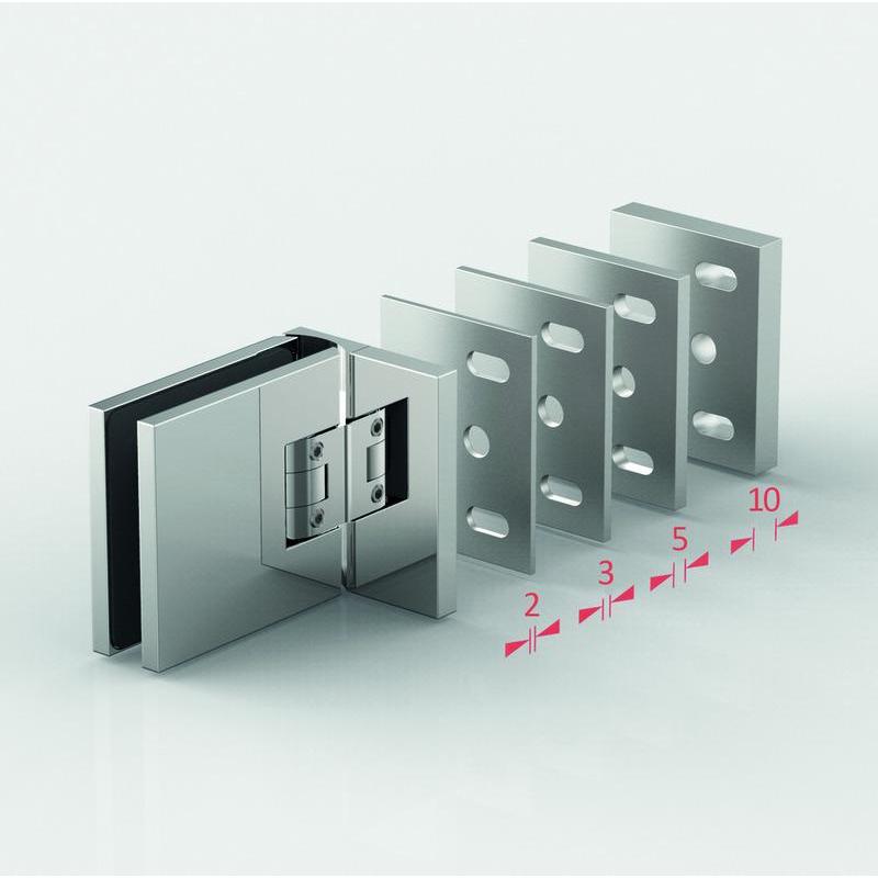 Pauli+Sohn, Baubeschläge + Holzverbinder, Ausgleichsplatte FLAMEA 8180ZN (1 Stk.)