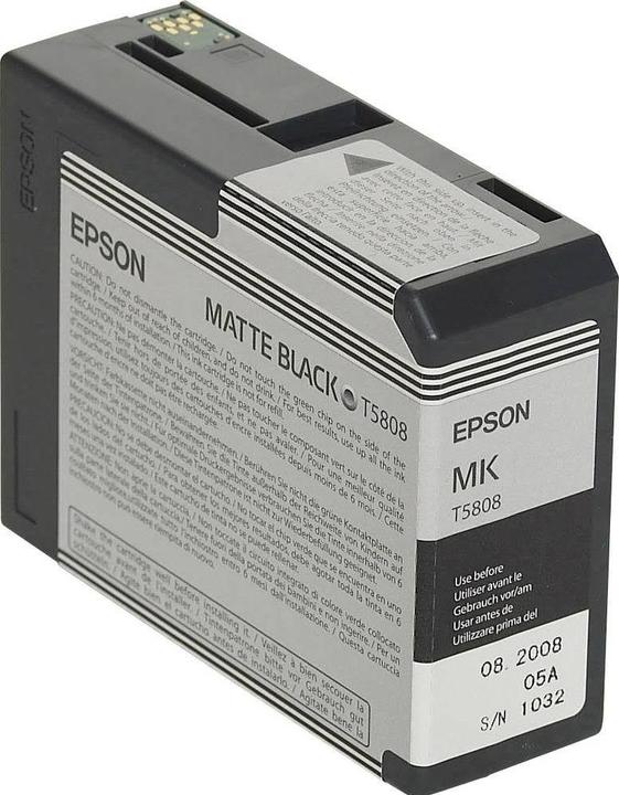 Actual product image Epson T5808 (MBK)