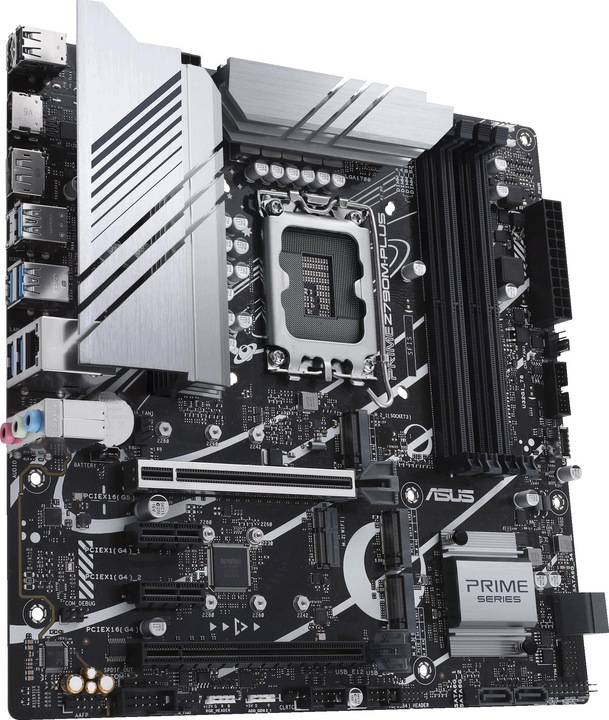 Image du produit ASUS MB PRIME Z790M-PLUS (Intel,1700,DDR5,mATX) (LGA 1700, Intel Z790, mATX)