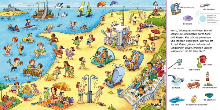 Produktbild Hör mal (Soundbuch): Wimmelbuch: Am Wasser (Deutsch)