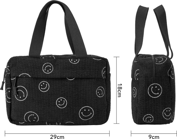 Produktbild Only-Bags.Store Grosse Kosmetiktasche Kord-Toilettenbeutel Schminktasche Kord-Toilettenbeutel