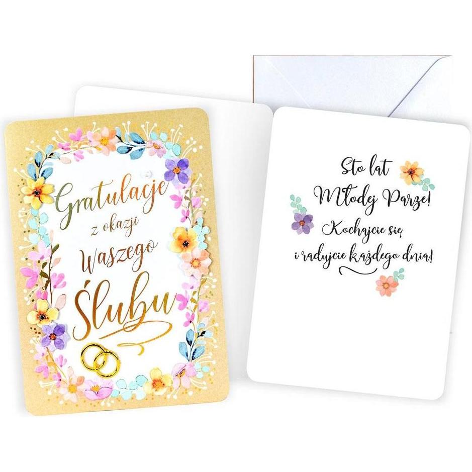 Teka Hochzeitskarte (1 Stk.) (47993916)