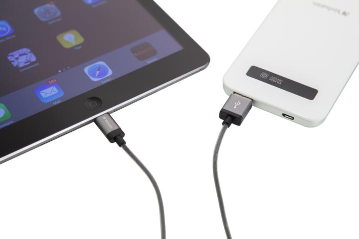 Image du produit Verbatim Câble Lightning - Gris espace - (0.30 m, USB 2.0)