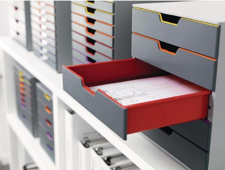 Produktbild Durable Schubladenbox Varicolor 5 (A4)