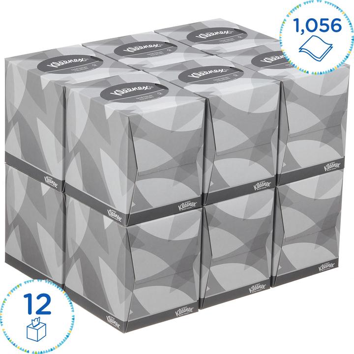 Produktbild Kimberly-Clark KLEENEX Facial Tissue Cube WhiteF1