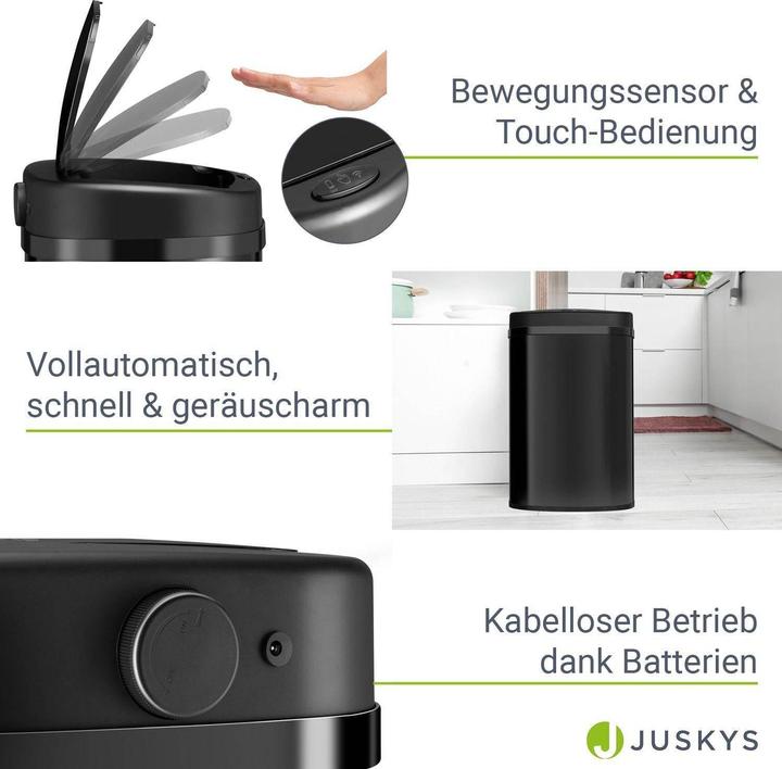 Produktbild Juskys Automatischer Mülleimer mit Sensor (50 l)
