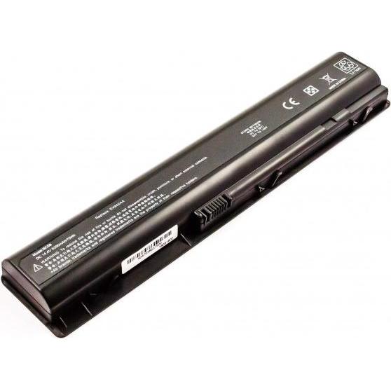 AccuCell Akku HP Pavilion DV9000, DV9100, DV9200, DV9500 (5200 mAh), Notebook Akku, Schwarz