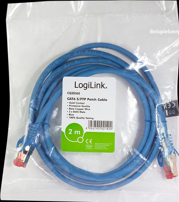 Image du produit LogiLink Câble de réseau (S/FTP, CAT6, 1 m)