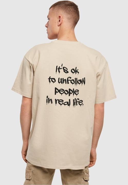 Produktbild Merchcode Unfollow front X Oversize Tee - 112215 (S)