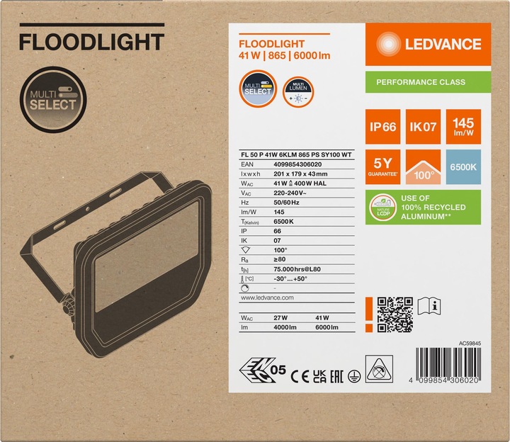 Immagine prodotto Ledvance FL 50 P 41W 6KLM 865 (6000 lm, IP66)
