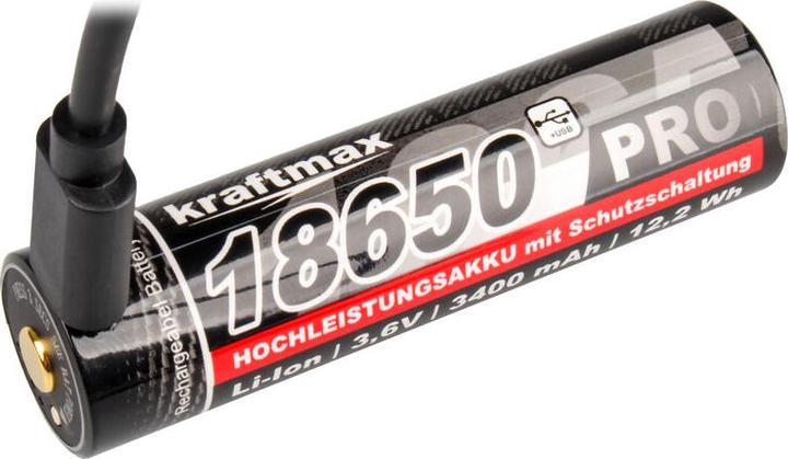 Image du produit Kraftmax Pro Li-Ion 18650 (1 pcs, 18650, 3400 mAh)
