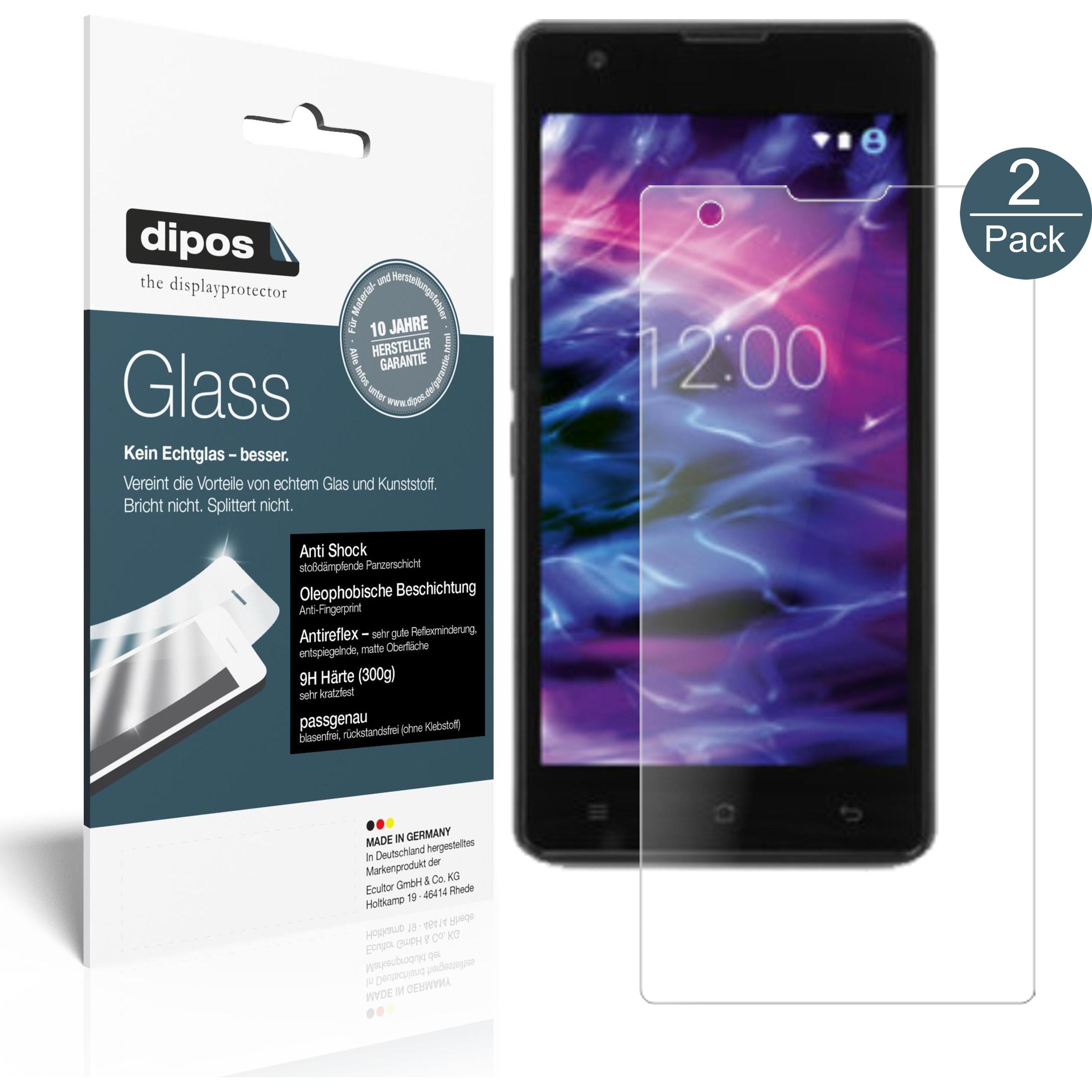 Dipos Displayschutz Anti-Shock (1 Stück, Medion Life E5020), Smartphone Schutzfolie, Transparent