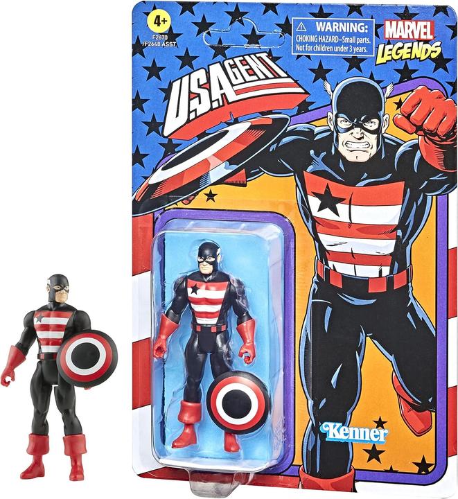 Image du produit Hasbro Marvel Legends Retro Collection U.S. Agent Figurine d'action