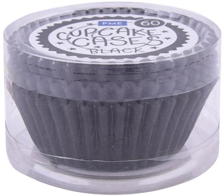 Produktbild PME Cupcake Backform Schwarz, 60 Stück (5 cm)