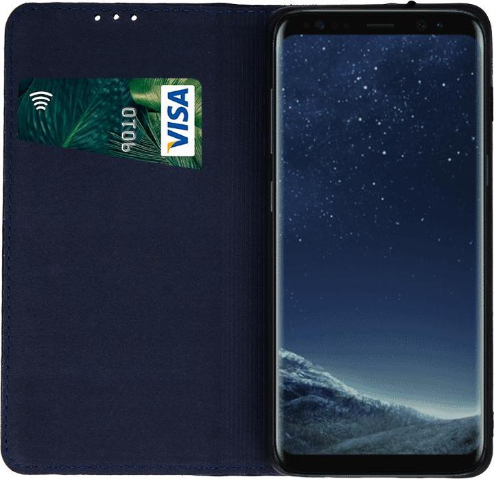 Produktbild OEM Genuine Leather Smart Pro for iPhone 17 Pro navy blue (Apple iPhone 17 Pro)