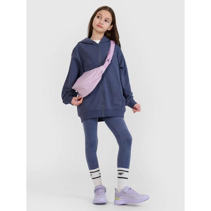 Produktbild 4F Mädchen-Sweatshirt mit Reissverschluss und Kapuze (128)