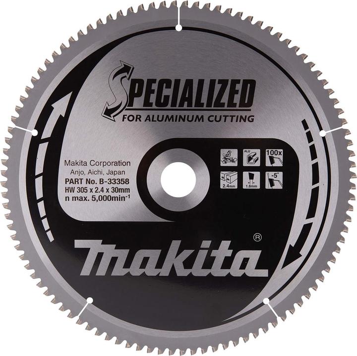 Makita SPECIALIZED DISC SAW ALUMINUM 305x30mm 100 TEETH