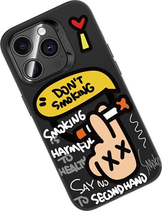 Actual product image Benks Collaboration protective case iPone 15 Pro Max - No smoking (Apple iPhone 15 Pro Max)