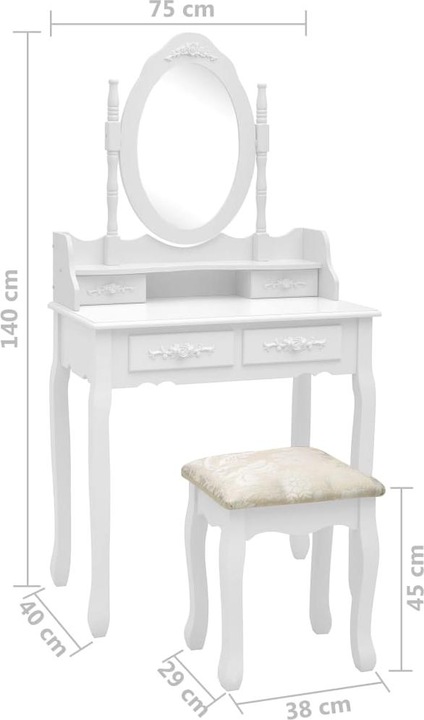 Immagine prodotto VidaXL Kolman (75 x 69 x 140 cm)