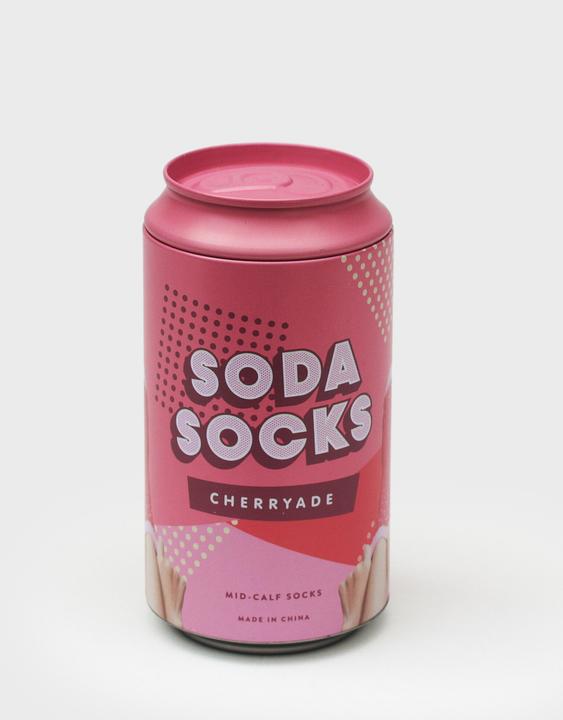 Actual product image Luckies Soda Socks - Cherryade (One size)