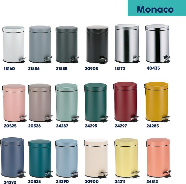 Image du produit Kela Poubelle Monaco pêche (3 l)