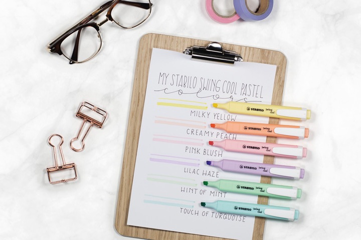 Produktbild STABILO swing cool Pastel Textmarker (Sortiert, 4 mm, 1 x)